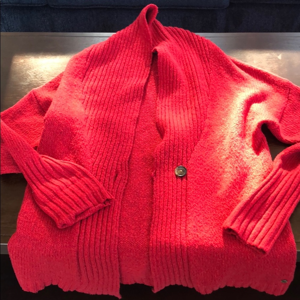 Eddie Bauer Cozy Red Sweater